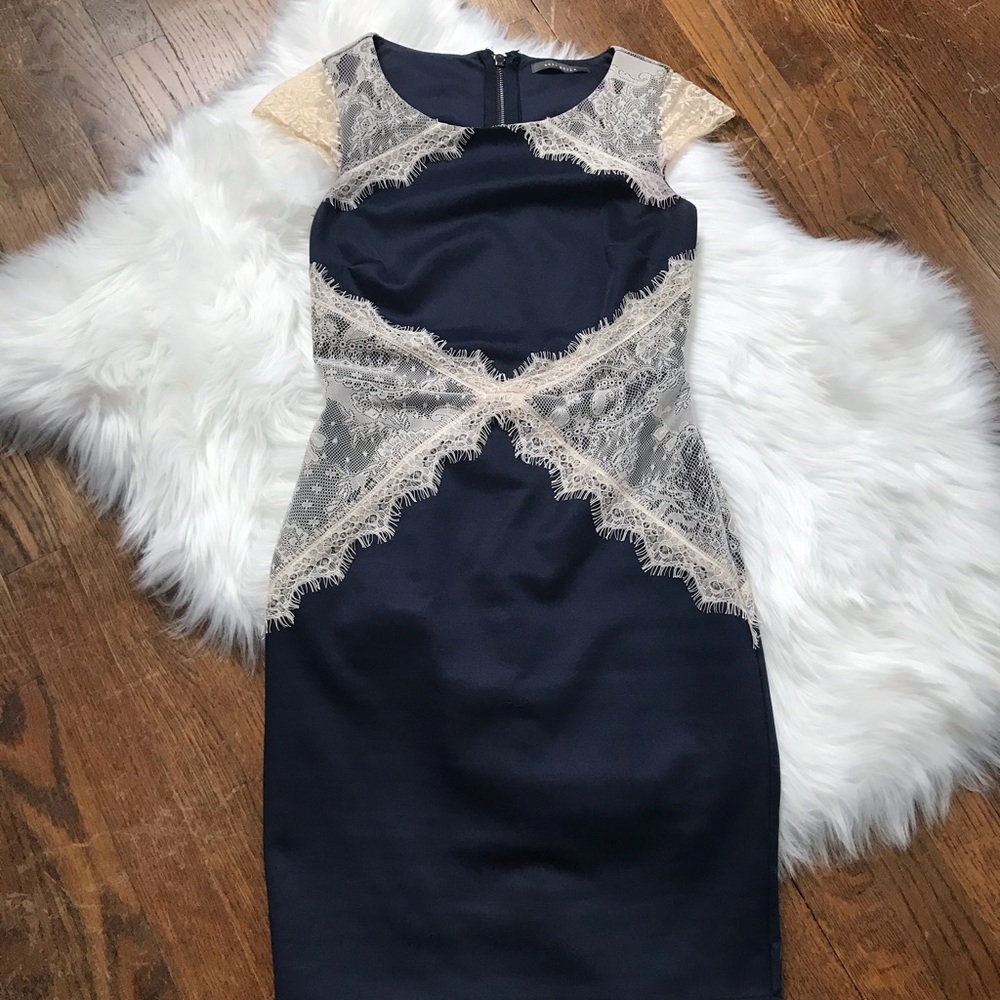 SUZY SHEIR LACE DRESS